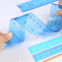 Cartoon soft ruler 20cm flexible ruler children cute creative plastic soft ruler cute stationery