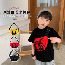 Handsome boy small satchel Korean fashion girl slung children's bag casual new style