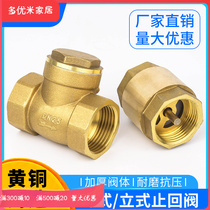 All copper horizontal check valve vertical check valve check valve check valve high temperature resistant 4 points 6 points 1 inch DN152025