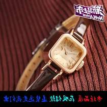 Swiss watch top ten brands former Lin Jia square womens watch Korean version student belt retro small