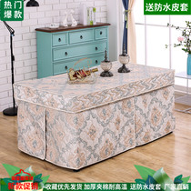  European-style tablecloth barbecue grill quilt jacquard electric stove cover Barbecue stove cover Electric heater cover thickened heating cover barbecue stove table cover