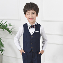 Flower girl dress children suit suit suit Boy small suit British piano performance suit boy baby coat casual