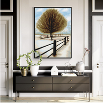 ABV Cross embroidery old three pure cotton precision printing 2019 new product room simple European novice winter love song