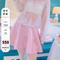 MissLuxury a few taste girls genuine leather sheep leather half body dress new 2021 fall 100 hitch fluffy dress