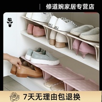  Shoe compartment shoe cabinet shoe rack multi-function storage shoe holder cabinet split partition practical female dormitory family bed