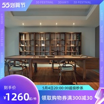 New Chinese Desk Solid Wood Desk Portfolio Big Bandai Bosses Table Modern Minimalist Zen office furniture Customized