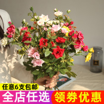 Rose simulation flowers small flowers placed flowers fake flowers silk flowers plastic flowers home living room wedding decoration flowers