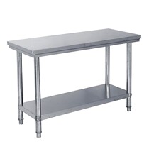 Stainless steel table rectangular square workbench kitchen special thickened table loading table operating table