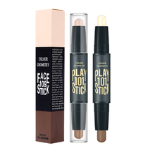 Automatic Wholesale Thin Face Cosmetic Stick Double Head Dual-use Nasal Shadow side Shadow Shade Paste Cover Pen