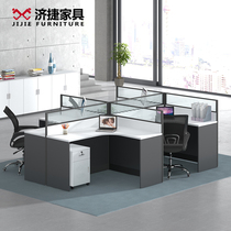 Desk four 6 people desk desk desk desk desk office desk screen office desk and chair combination simple modern
