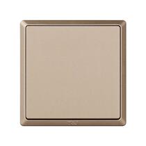 Shenzhen Tianji Simple Series 86 Type 10A One-digit switch single-open dual-control panel gilt