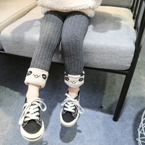 Female Baby Beats Bottom Pants Baby Beats Bottom Pants Socks Pants Fit Thickened Warm Pants Baby Home Small Cotton Pants Can Open Gear