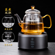 Electric pottery stove tea cooker household small cooking teapot dual-purpose heat-resistant glass kettle set full glass teapot