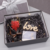 2021 new birthday gift packaging empty box male and female ritual scarf exquisite high-end gift box Christmas