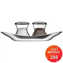 German original wmf fortenbao stainless steel salt pepper seasoning seasoning bottle seasoning tank with tray