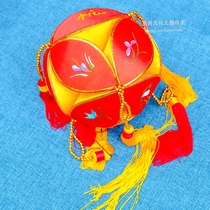 Guangxi embroidered ball twelve petal diameter 20cm embroidered ball minority featured business gift abroad gift