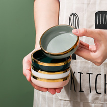 Nordic Phnom Penh Ceramic Saucer Dish saucer Saucer Saucer Dish Home Restaurant Soy Sauce Dish Vinegar Dish Ceramic Vinegar Dish