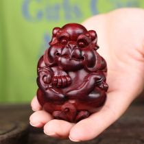 Fuyunchang India small leaf red sandalwood carving hand pieces home crafts ornaments play pieces