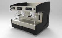 Industrial coffee machine model 3D drawing Solidworks design