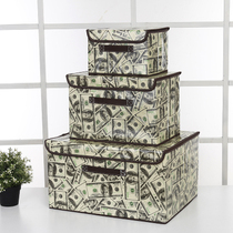 Non-woven storage box home creative personality underwear box savings trend Storage Storage Storage Magazine