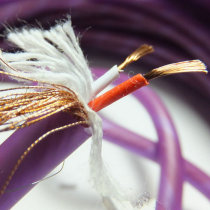 Ultra-soft high quality audio shielded dual-core audio signal wire microphone wire shielded wire