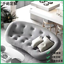 Modern light and luxurious writing in space ligeroset arched cloth art sofa can be detached to wash small family-like room-room