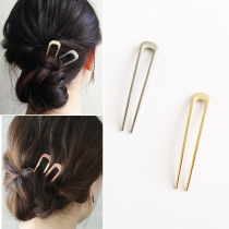 Japan and South Korea very simple wind metal hair hairpin simple temperament U-shaped hairpin hairpin hairpin pin