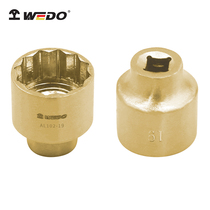 WEDO dimension AL102 aluminium bronze explosion protection sleeve head (1 4 square) sleeve without spark tool customisation