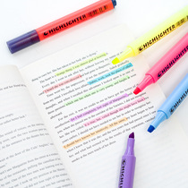 Sta Japanese triangle pen highlighter student Color Key Mark marking marking pen watercolor pen
