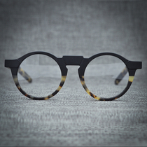 2021 new star Net red handmade plate retro round glasses frame mens frame with myopia round glasses female eyes