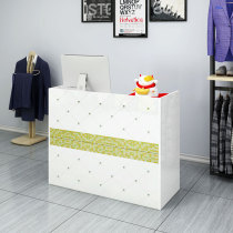 Beauty salon Creative cashier Company commercial front desk Reception desk Barber shop bar counter Supermarket paint cashier counter