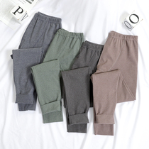 Duvet Fever Autumn Pants Men Plus Suede Slim double face cotton wool trousers Bottom Inner Threading Pants Warm Pants Winter