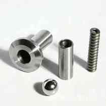 Axial plunger pump fitting inner jacket center spring steel ball