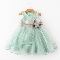 Lace Princess Dresses Tutu Dress For Girls kids baby Clothes
