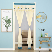 Curtain Summer Home Mosquito Partition Curtain 2021 New Velcro Hanging Curtain Bedroom New Chinese Lace Curtain