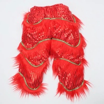 Childrens lion dance lion dance pants Lion dance clothing Childrens performance clothing Stage performance clothing Lion dance pants performance special