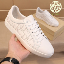 European Station European Goods Tide Luxury Mens Shoes Trends 100 Hitch Breathable Little White Shoes New Genuine Leather Casual Board Shoes Men
