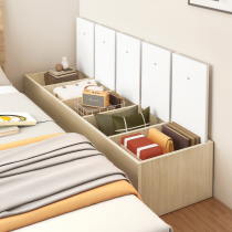 Bedroom Bed Tailoring Cabinet Minimalist Modern Bed Head Cabinet Narrow Clip Sewn Wall Side Cabinet Small Collection Cabinet Rental Room Lockers