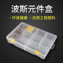 Persian parts Plastic box elements box Dogg tool box Five gold tool containing box screw classification induction boxes