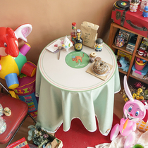 Zuo Ham Dun Road table mat waterproof and oilproof PVC soft plastic glass coffee table mat Cartoon cat tablecloth placemat custom