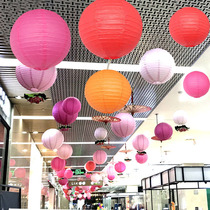 2022 Year of the Tiger Spring Festival supplies New Year decoration paper lantern pendant theme ceiling decoration opening shop celebration atmosphere scene