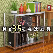 Kitchen stainless steel rack three-layer microwave oven oven rack 3 floors floor-to-floor multi-layer thickened space storage rack 3