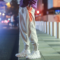 Ins pants mens Korean version of the trend nine-point pants casual all-match leg pants Harun small feet sweatpants men