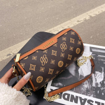 Singapore Light Extravagant Womens Bag Chain Cylinder Bamboo Festival Bag Single Shoulder Slanted Genuine Leather Texture Lady Han Edition Fashion Senior