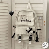 Youth schoolbag male junior high school students ins tide cool lady backpack backpack shoulder bag travel college students design sense Leisure