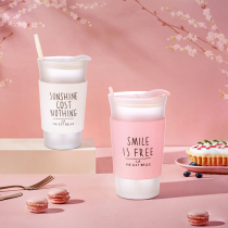 Life story Japanese coffee glass female water cup office portable cup Lady Tea Cup