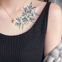 Flower tattoo stickers not halo color juice juice flower arm tattoo stickers can not be removed tattoo stickers can last for 2 weeks tattoo