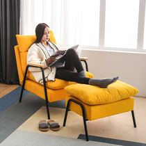 Muyou lazy sofa Single sofa recliner Bedroom small apartment folding sofa Balcony Leisure single chair