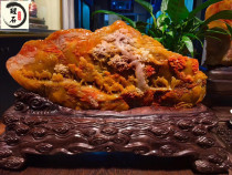 Shoushan stone Northern Laos Tian Huang Stone decoration Mountain material Living room Home desktop office entrance Lucky gift