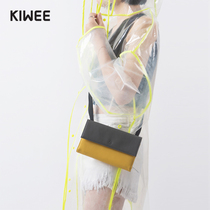 Kiwee Unrow Original Function Series Waterproof Cell Phone Package Squared Single Shoulder Diagonal Satchel Fold Woman bag Small bag